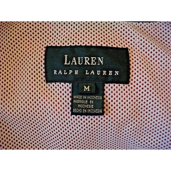 Lauren by Ralph Lauren Sailing Jacket Red Mesh Lined Hoodie Coat Womens Size M - Picture 10 of 10